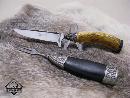 Jagdbesteck / Nicker mit Gabel